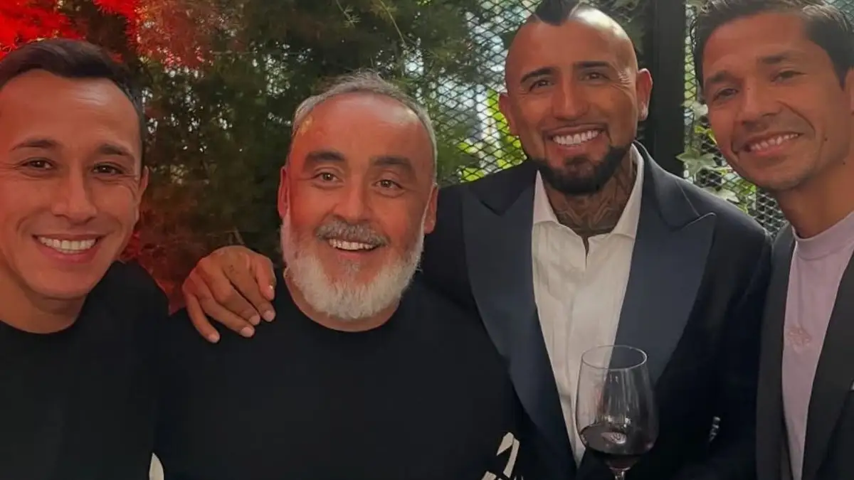 Fabián Orellana, Juan Ramírez, Arturo Vidal y Matías Fernández.