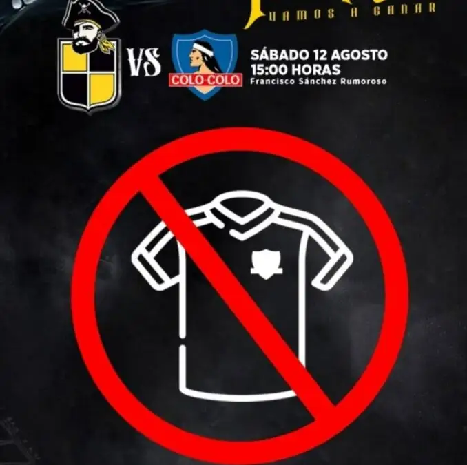 Coquimbo Unido no dejará ingresar a hinchas que porten vestimenta alusiva de Colo-Colo.