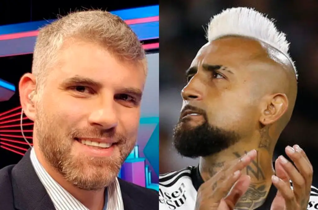 Manuel de Tezanos y Arturo Vidal protagonizaron un cruce de palabras en redes sociales.