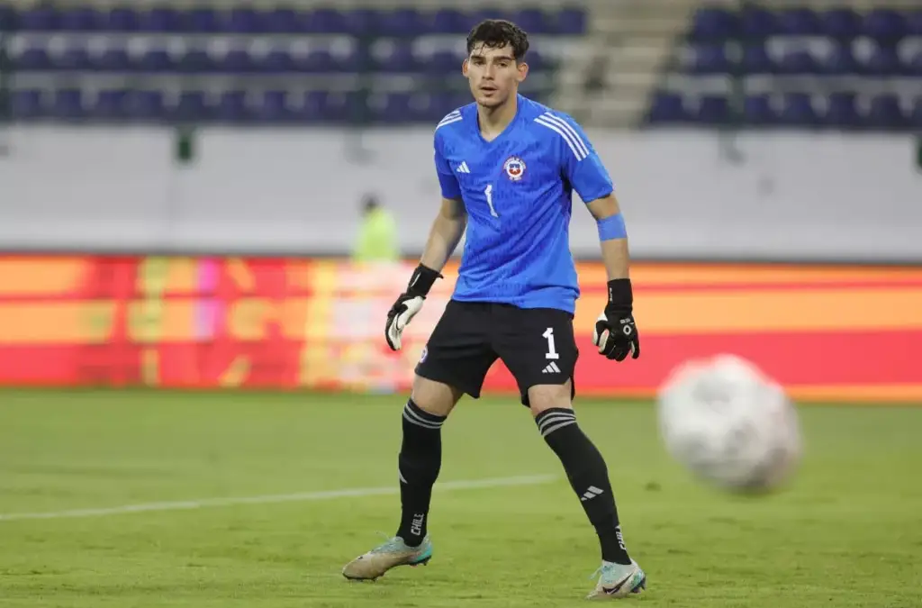Vicente Reyes con la Selección Chilena Sub-23.