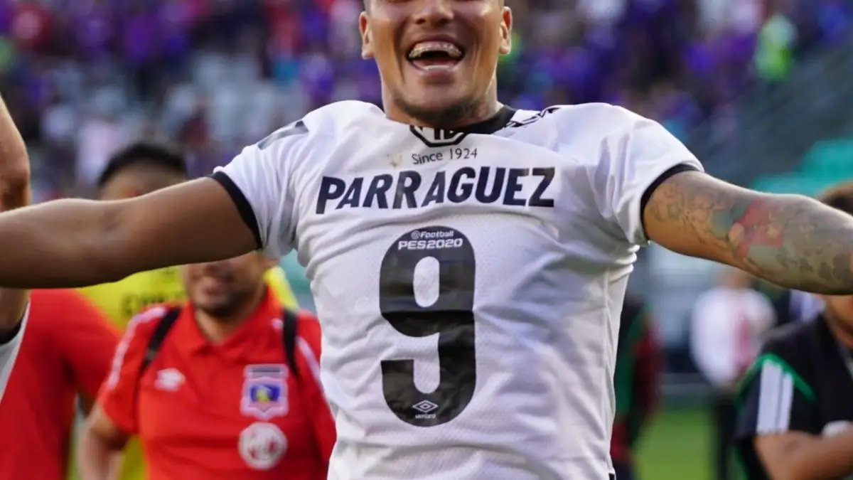Javier Parraguez en la celebración de la Copa Chile ante la ‘U’.