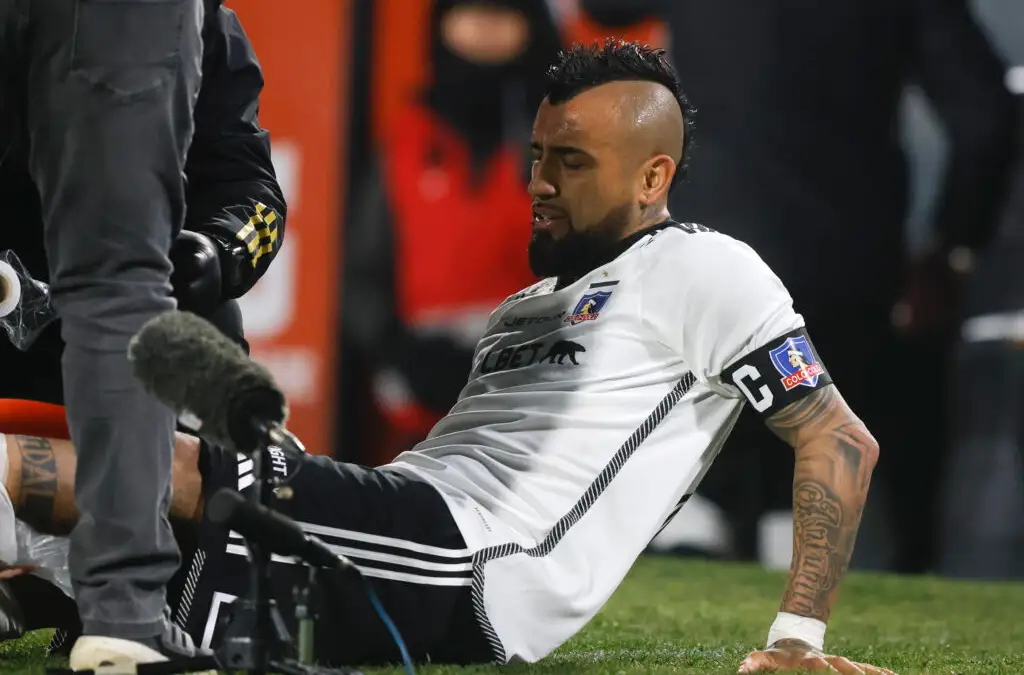 Arturo Vidal salió lesionado en el último duelo ante Unión Española.