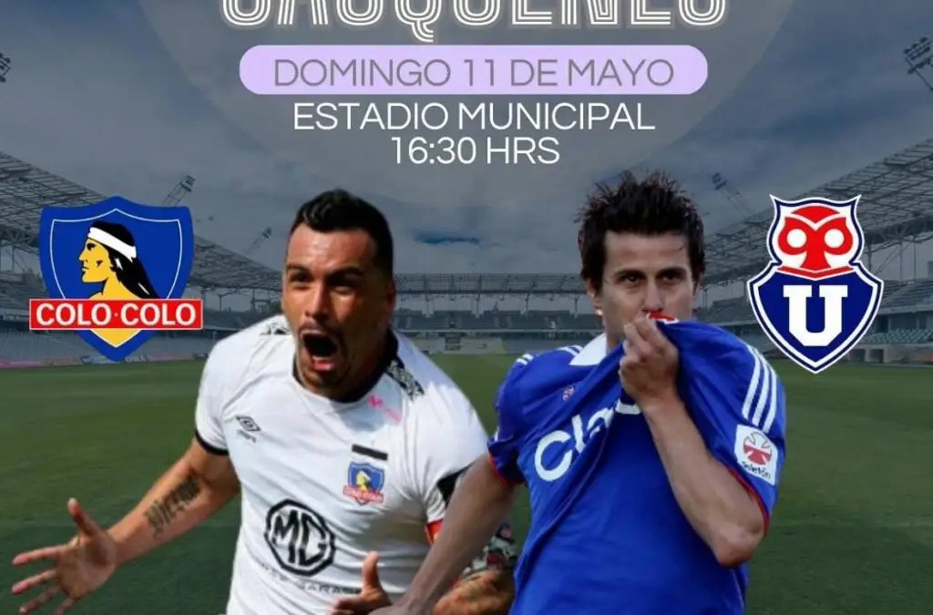 Colo-Colo y Universidad de Chile disputarán un Superclásico de ex jugadores este domingo 11 de mayo en Cauquenes.