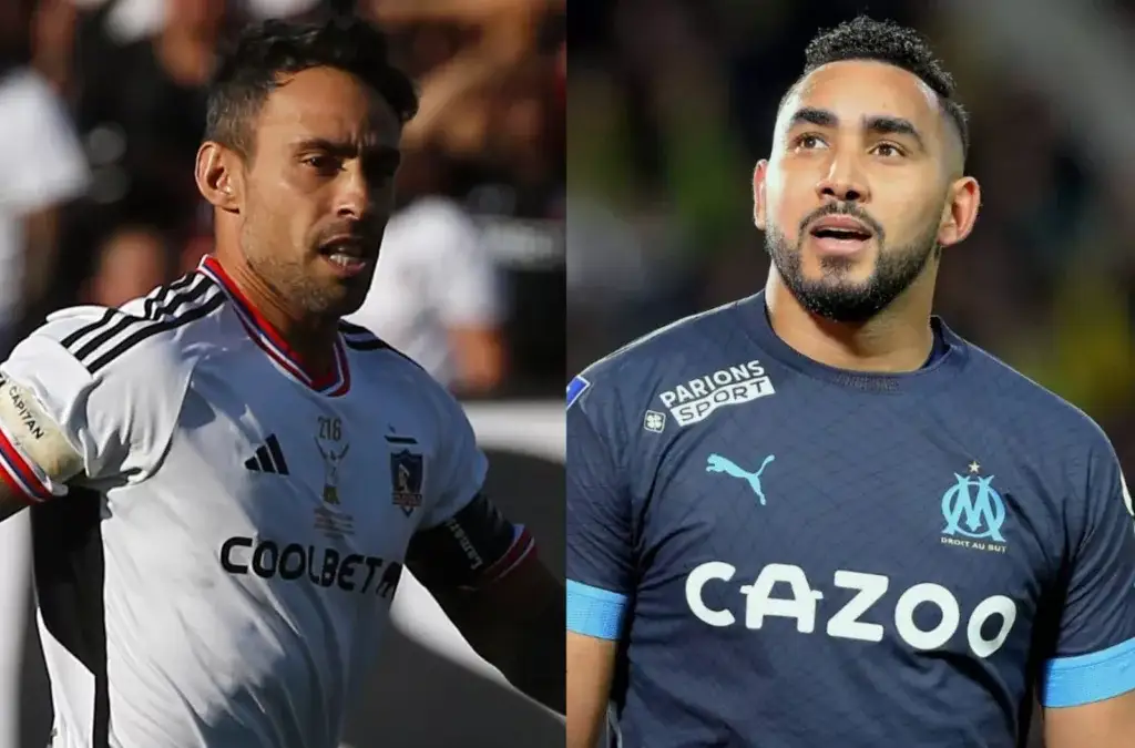 Jorge Valdivia y Dimitri Payet