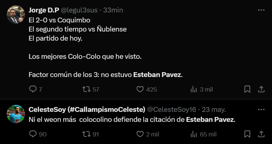 Críticas a Pavez.
