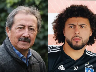 Salió para atrás: Pollo Véliz trató de burlarse de Maximiliano Falcón, pero cometió un error y los hinchas de Colo-Colo se lo enrostran