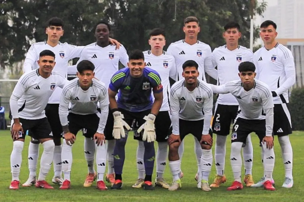 Formación Colo-Colo Sub-20 en su partido frente a Deportes Recoleta por la Copa Futuro.
