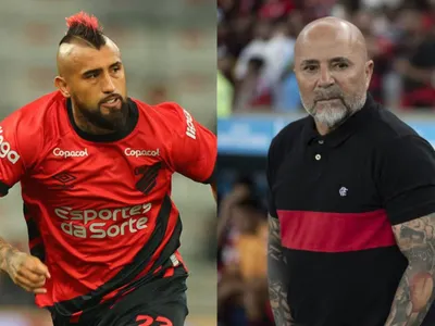 No se guardó nada: Arturo Vidal le lanzó una ácida crítica a Jorge Sampaoli tras debutar con Athletico Paranaense