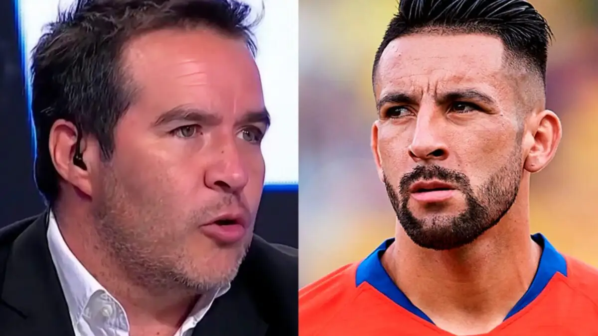 Cristián Caamaño y Mauricio Isla.