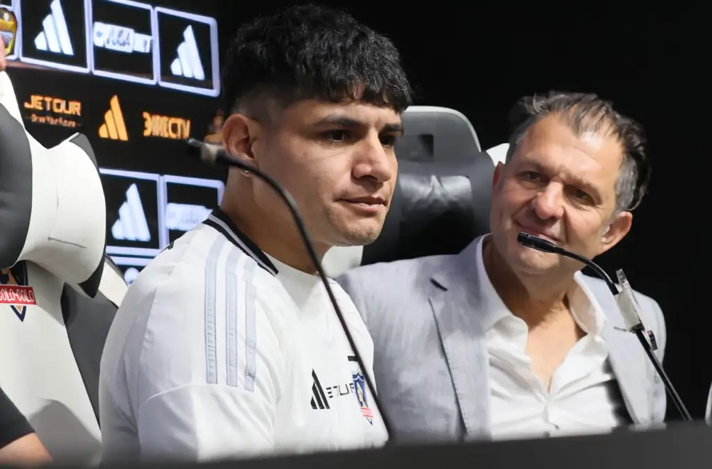 Claudio Aquino no ha entrenado con el plantel de Colo-Colo.