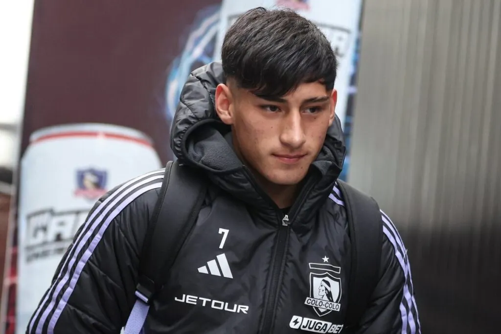 Marchant en la previa del Colo-Colo vs Cobresal.