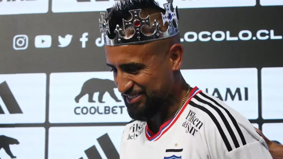 Arturo Vidal está muy feliz en su nuevo paso por Colo-Colo.