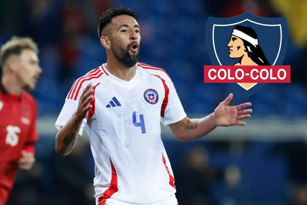 Primer plano al seleccionado nacional, Mauricio Isla.