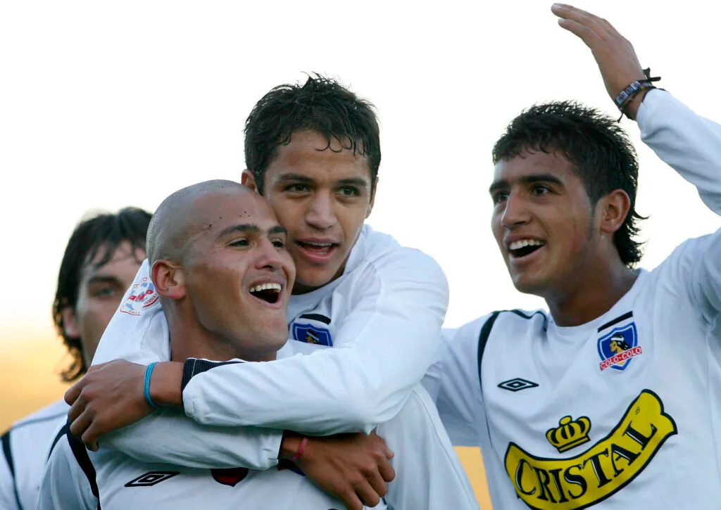 Alexis Sanchez, Humberto Suazo y Arturo Vidal