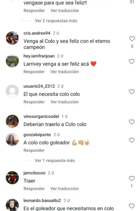 Hinchas de Colo-Colo piden la llegada de Joaquín Larrivey como delantero centro para 2025.