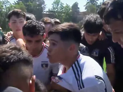 [VIDEO]: Canterano se luce con potente arenga tras ganar la Supercopa con Colo-Colo Proyección