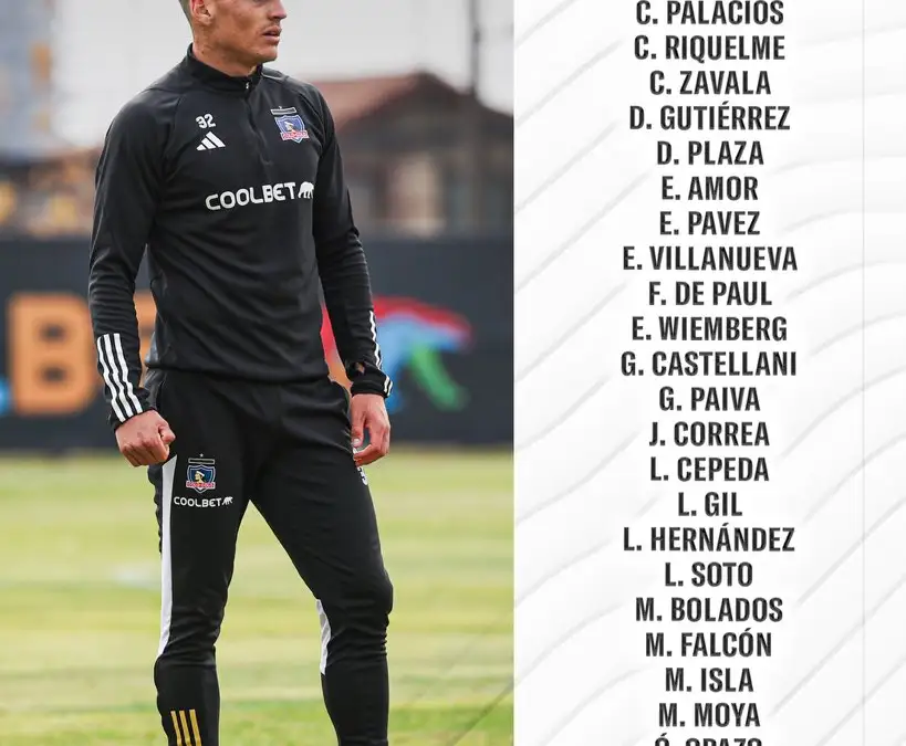 Lista de citados de Colo-Colo para el duelo ante Junior por Copa Libertadores.