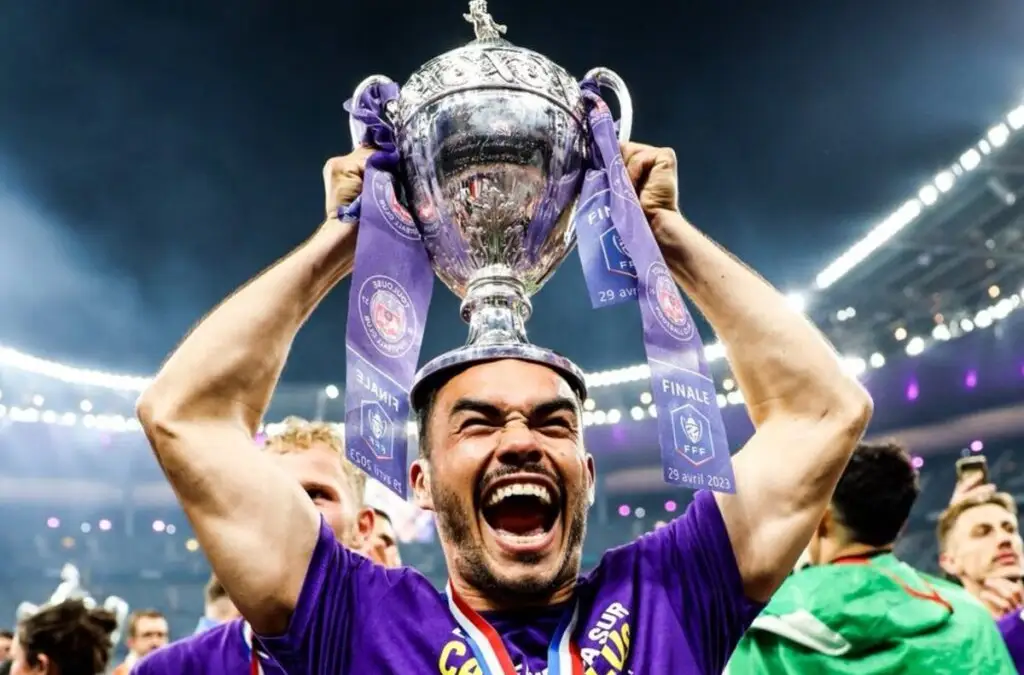 Gabriel Suazo campeón de la Copa de Francia 2023.