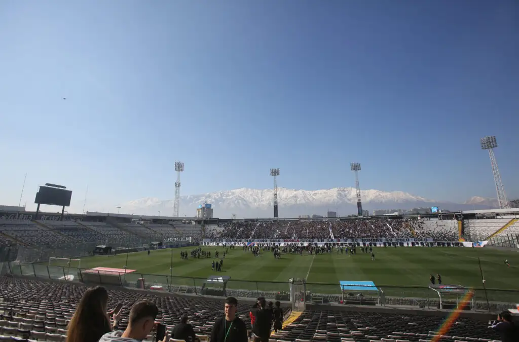 Arengazo previo al Superclásico en el Estadio Monumental.