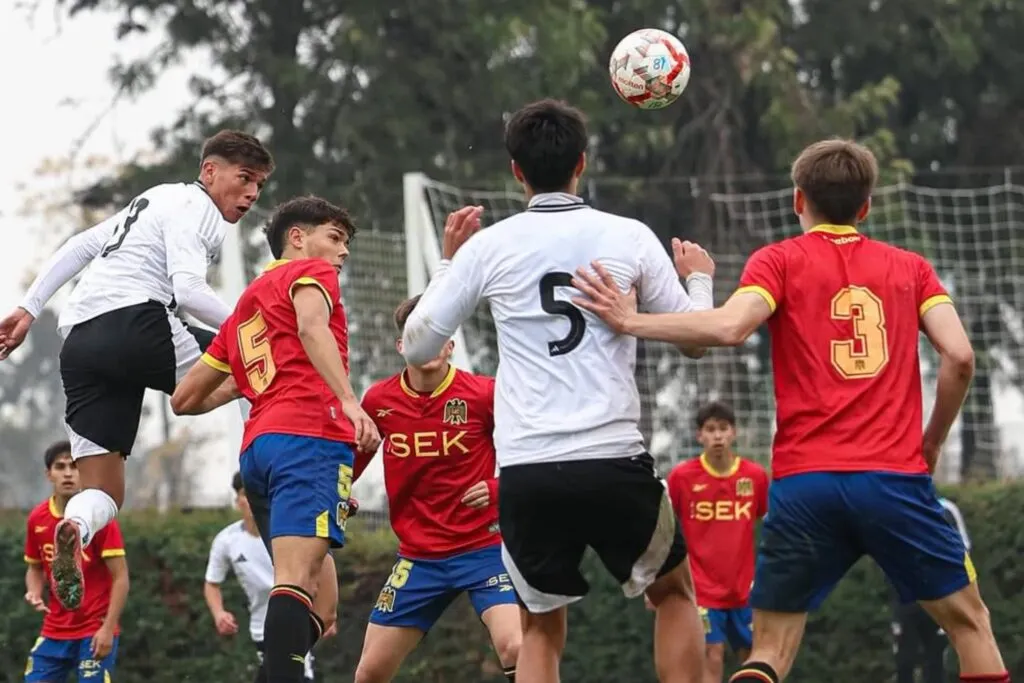 Gol de Leónidas Gutiérrez con Colo-Colo Sub-18 frente a Unión Española.