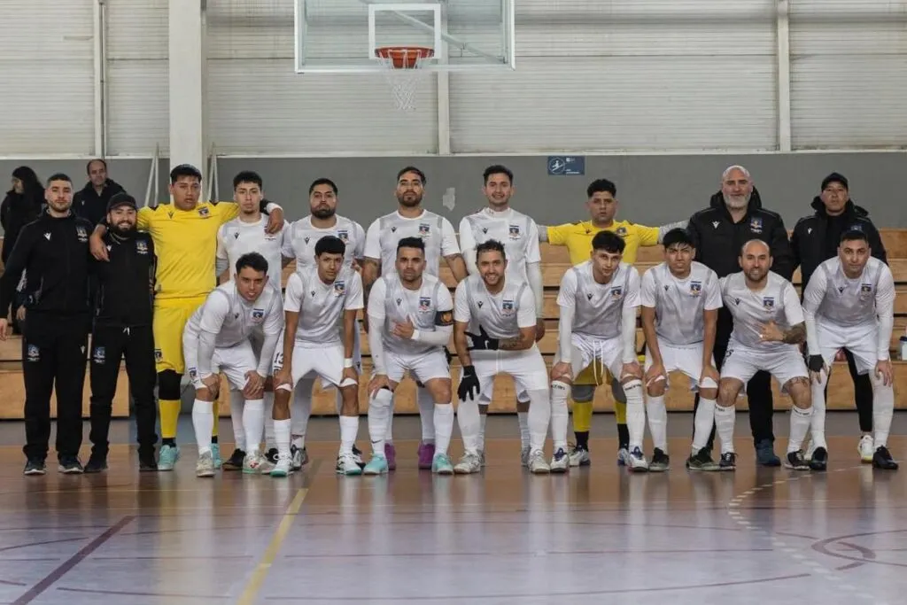 Formación Colo-Colo Futsal en el partido vs O'Higgins.