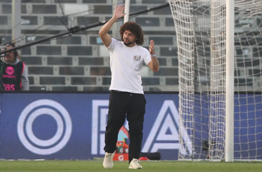 Maximiliano Falcón, durante el partido frente a Deportes Copiapó.
