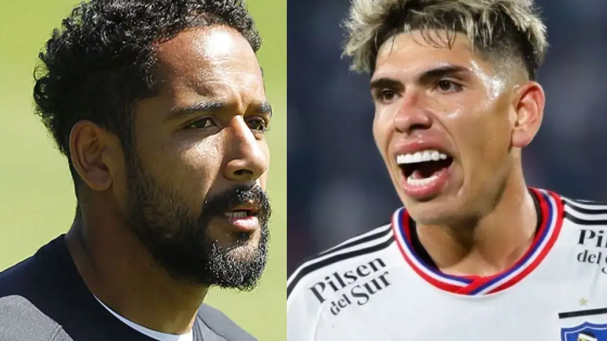 imagen doble de los rostros de Jean Beausejour y Carlos Palacios