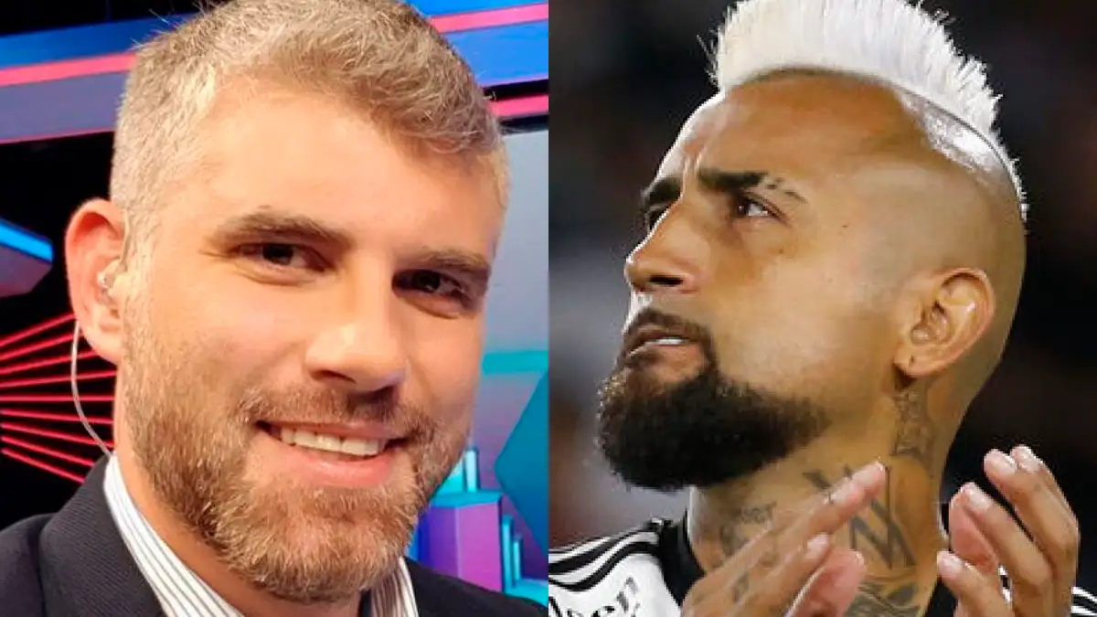 Manuel de Tezanos y Arturo Vidal protagonizaron un cruce de palabras en redes sociales.