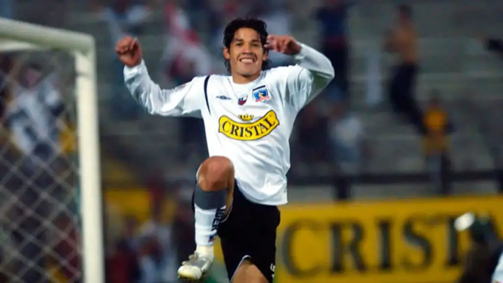 Matías Fernández celebrando su anotación frente a Coquimbo Unido.