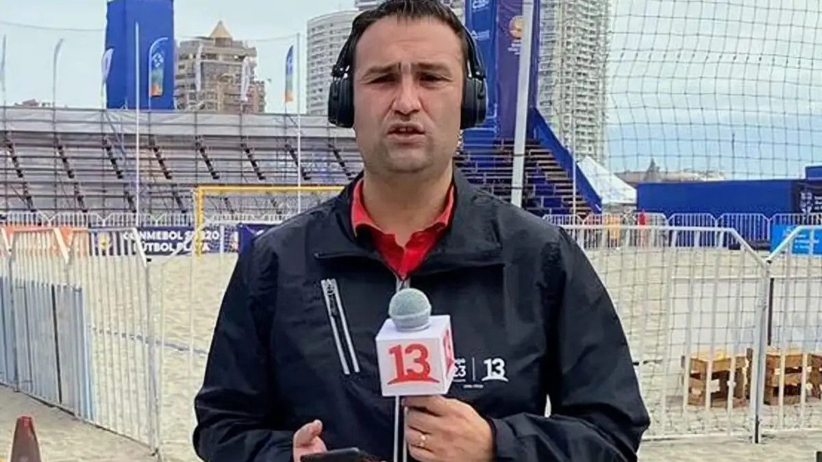 Periodista Sebastián Díaz.