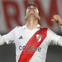 Pablo Solari cuenta la razón sobre su emotivo festejo tras doblete marcado por River Plate
