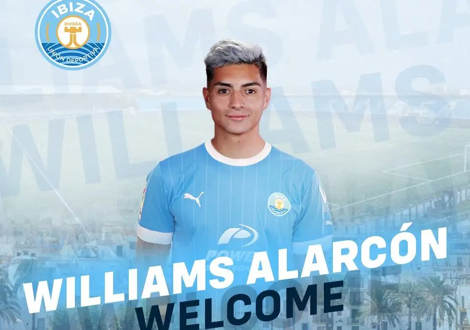 Williams Alarcón firmó como el flamante refuerzo de UD Ibiza