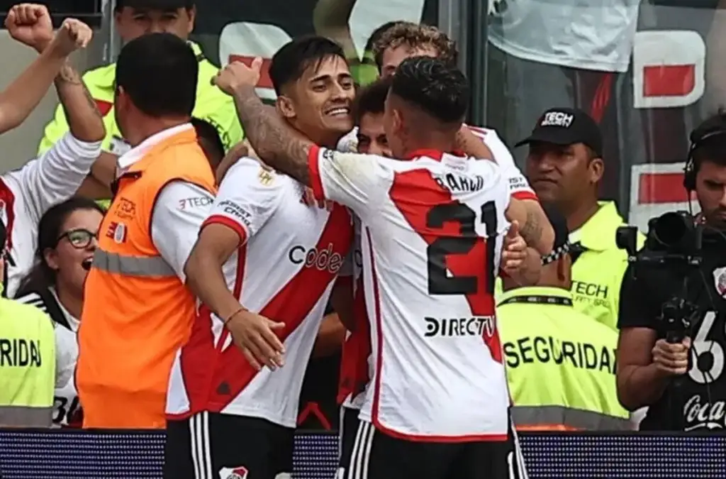 Pablo Solari anotó un gol en el Superclásico entre River Plate y Boca Juniors.