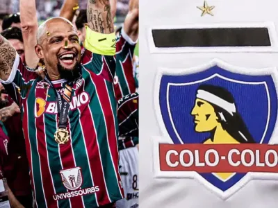 Fiel a su estilo: Registran polémico accionar de Felipe Melo tras el triunfo de Fluminense sobre Colo-Colo