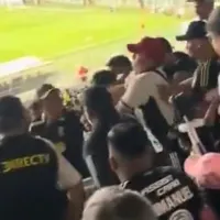 [VIDEO] Registran violenta pelea entre hinchas de Colo-Colo en el Estadio Monumental