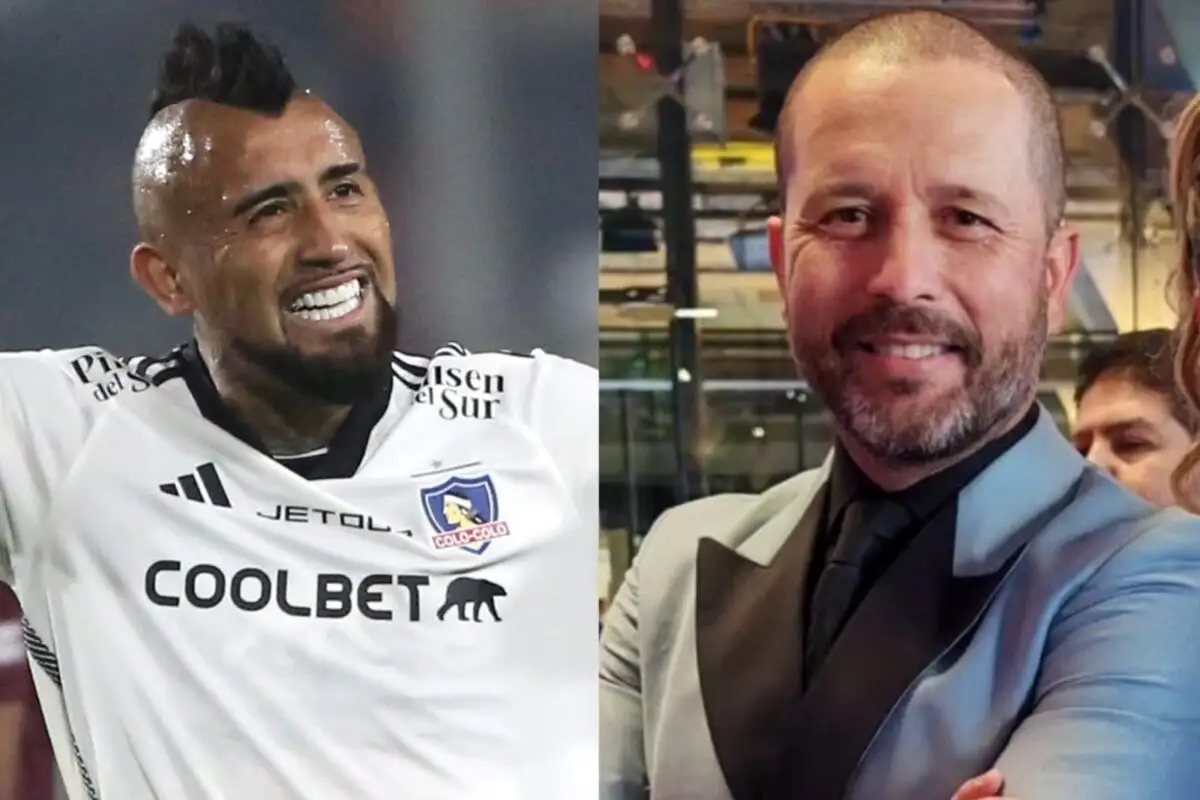 Arturo Vidal y Rodrigo Goldberg.