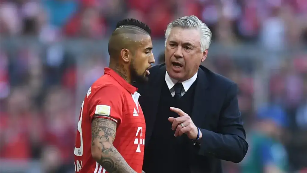 Arturo Vidal eligió a Carlo Ancelotti como uno de los mejores entrenadores que ha tenido.