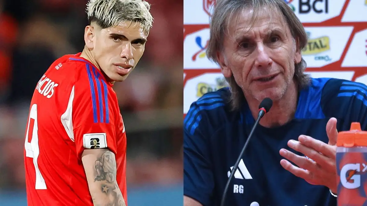 Carlos Palacios y Ricardo Gareca.