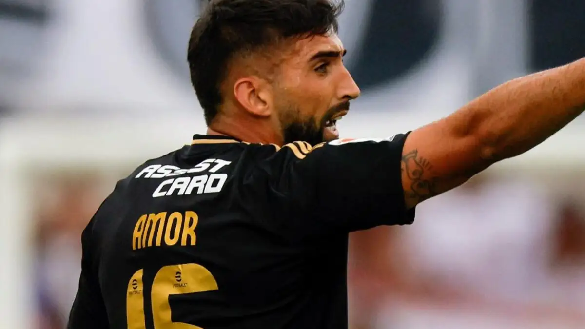 Emiliano Amor será baja para el partido vs Atlético Bucaramanga.