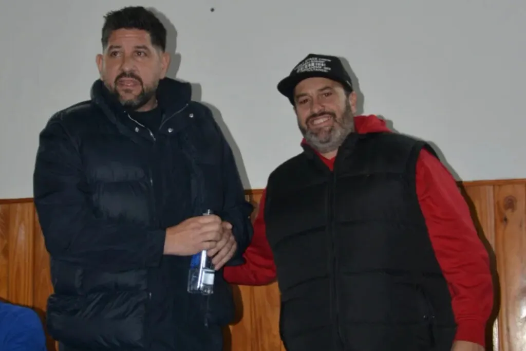 Agustín Orión tras ser elegido como presidente del Ferrocarril Midland.