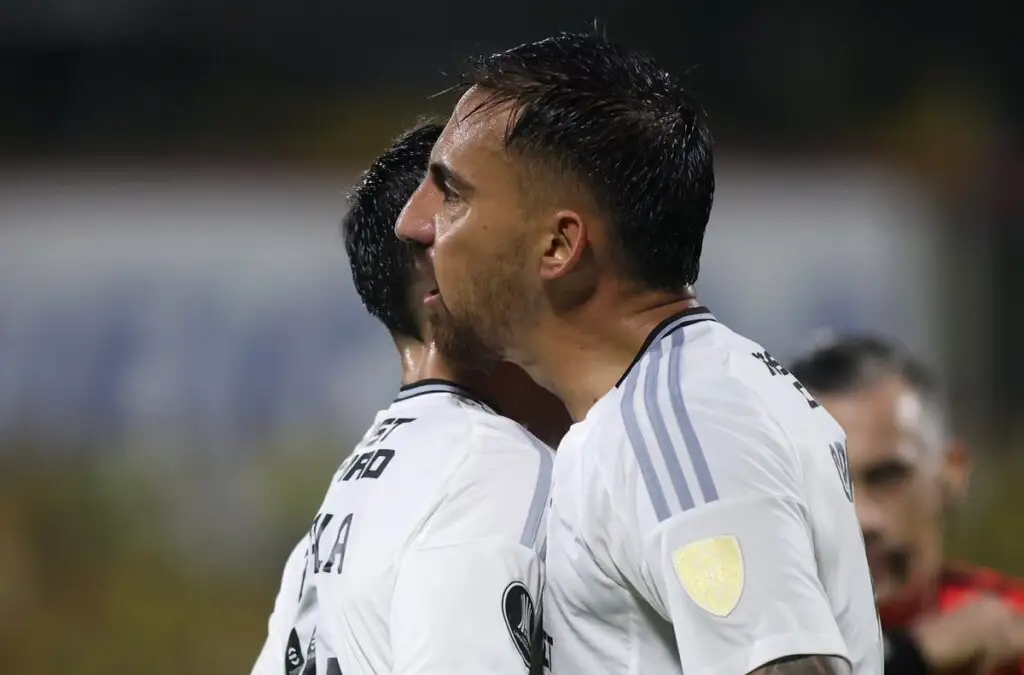 Zavala ingresó en el minuto 69 y en el 84’ asistió a Correa en el 3 a 3 definitivo.