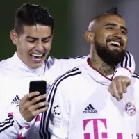 «Para que ganemos la Libertadores»: Arturo Vidal revela conversación para fichar a James Rodríguez a Colo-Colo