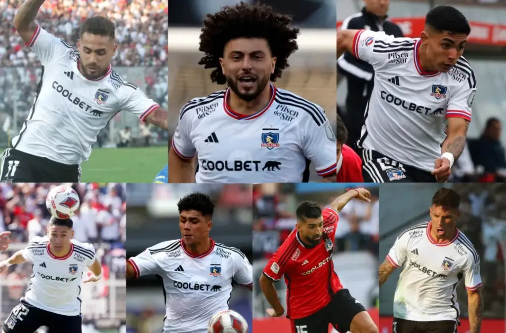 Los 7 jugadores de Colo-Colo involucrados en el ‘Caso Licencias’.