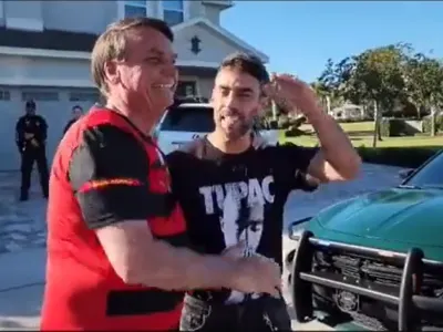 [VIDEO] “¡Es un crack del Palmeiras!”: El curioso encuentro entre Jorge Valdivia y Jair Bolsonaro
