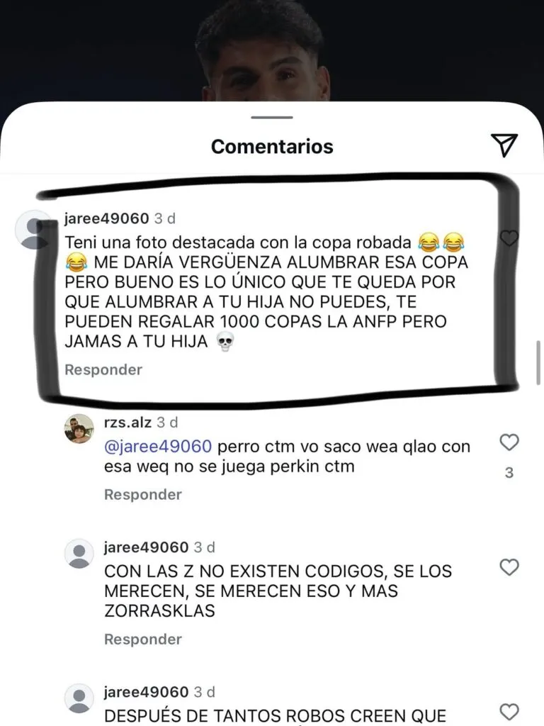 Mensaje esposa de Erick Wiemberg publicado en Instagram.