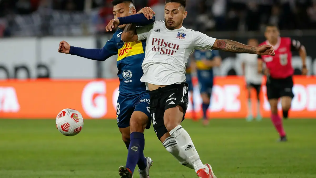 14 de Septiembre del 2021/SANTIAGO ,durante el partido valido por la Vigésimo Primera fecha del Campeonato Nacional AFP PlanVital 2021, entre Colo Colo vs Everton, disputado en el Estadio Monumental. FOTO:FRANCISCO LONGA/AGENCIAUNO