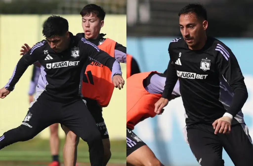 Tomás Alarcón y Javier Correa hicieron trabajo con balón durante este lunes.