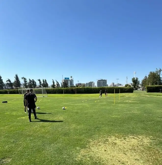 Historia en Instagram de Alan Saldivia con Julio Fierro en el Estadio Monumental.