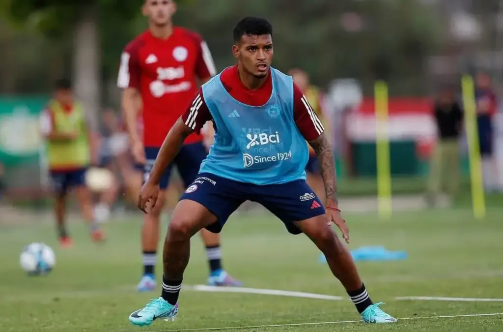 Daniel Gutiérrez con la Selección Chilena.