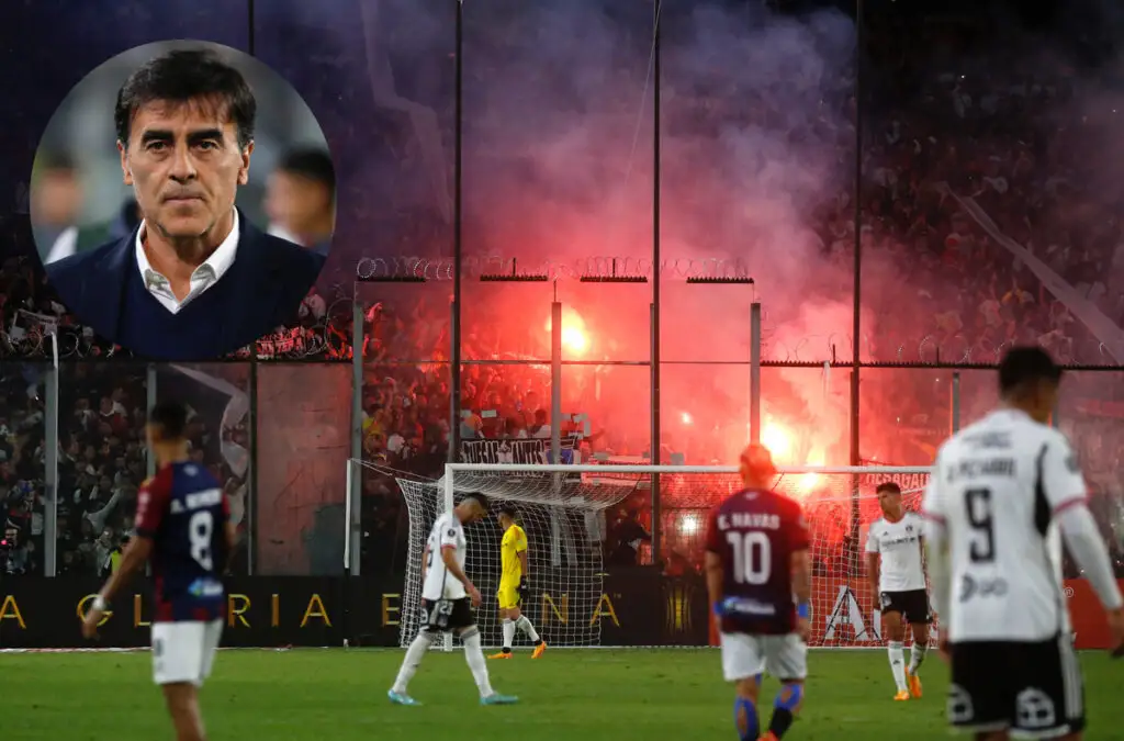 Desórdenes en el duelo de Colo Colo vs Monagas por Copa Libertadores